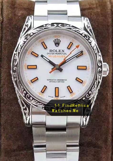 rolex milgauss replica watches|rolex milgauss white face.